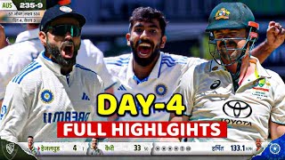 India Vs Australia 1st Test 4th Day FULL Match Highlights  IND VS AUS 1st Test Day 4 FULL HIGHLIGHT [upl. by Analise]