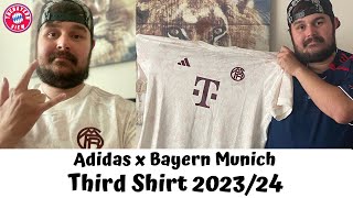 202223 Bayern Munchen away shirt Unboxing amp Review [upl. by Soneson]