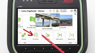 Leica GS07 – 07 Introducing data import [upl. by Acitel]