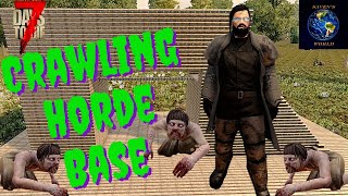 Crawling Horde Base  7 Days to Die Alpha 20 [upl. by Meikah]