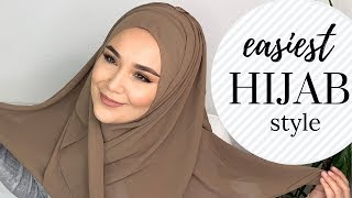 The easiest hijab style I en kolay sal bağlama modeli [upl. by Helbona]