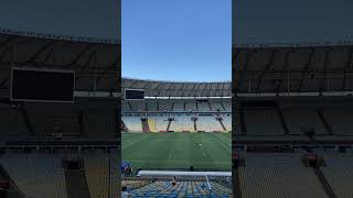 Maracanã Stadium Tour A view from the stand letsmakeatrip riodejaneiro brazil [upl. by Annaear]