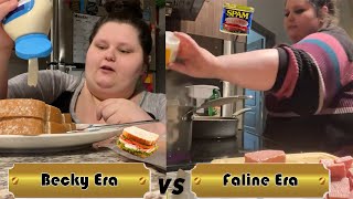 Amberlynn ✨Cooking✨  Becky Era vs Faline Era [upl. by Marsden]