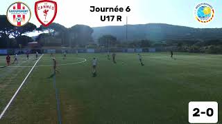 U17 R  Saint Tropez La Baie  AS Cannes [upl. by Dadinirt]