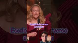 Badbunny descubre indirecta de Adele 😰 adele badbunny grammys reaccion acapella [upl. by Bonaparte388]