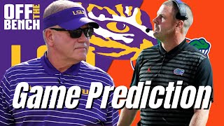 GAME PREDICTION Why LSU Will DOMINATE The Florida Gators  Brian Kelly vs Billy Napier [upl. by Oniliuqnart]