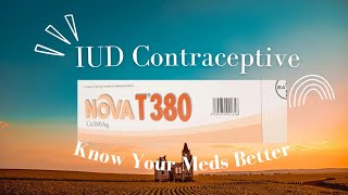 IUD Contraceptive  Nova T380 [upl. by Nerine]