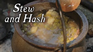 Soup Stew and Hash  18th Century Soldier Cooking [upl. by Christabella]