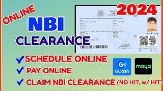 NBI Clearance Schedule Online Application  Paano Kumuha ng NBI Certicate 2024 Complete Guide [upl. by Allets]