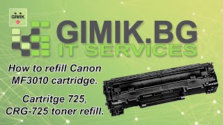 How to refill Canon MF 3010 toner cartritge Cartritge 725 CRG 725 [upl. by Nicola]