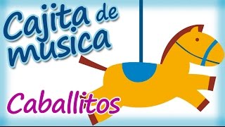 Cajita Musical para dormir y relajar bebés  Caballitos [upl. by Ellehsim]