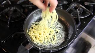 How to Make a Light Butter amp Parmesan Cheese Sauce  Italian Cooking [upl. by Billen]