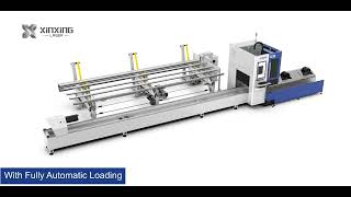 XINXINGT230 Tube laser cutting machine introduction lasercutting lasercuttingmachinetube [upl. by Levitus]