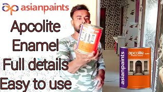 asian paints apcolite premium enamel price amp full apply Details easy to use [upl. by Stichter732]