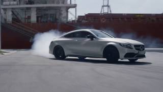 The New MercedesAMG CClass Coupé Commercial  MercedesBenz Singapore [upl. by Adnelg857]