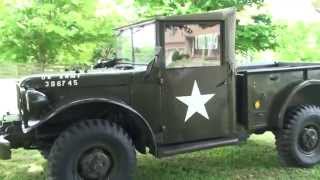 HD VIDEO 1952 M37 MT37 MILITARY DODGE TRUCK T245 FOR SALE WC 51 WC 52 AIR FORCE ARMY [upl. by Barn]