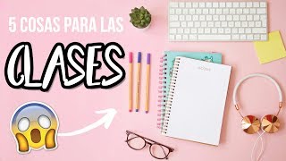 5 COSAS QUE NECESITAS PARA TENER EL MEJOR REGRESO A CLASES Mis Esenciales y Tips [upl. by Lyred]