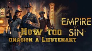 Empire of Sin HOW TO ASSIGN A LIEUTDNANT [upl. by Anirol]