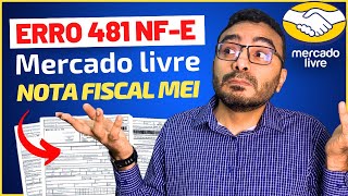 Mercado Livre  ERRO 481 EMISSÃO DE NFe como RESOLVER Passo a Passo [upl. by Nehgaem524]