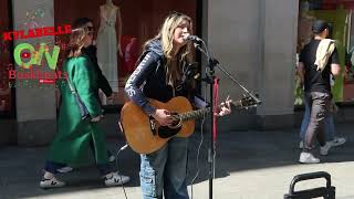 The wonderful bright and entertaining Kylabelle and her stunning Cover of Love Story Grafton Street [upl. by Eimmis]