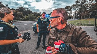 Police come after me on my Freedom MachineHarley Davidson [upl. by Ping]