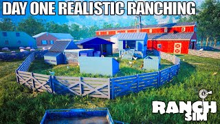 Day 1 in This Fantastic Ranch Simulation Game  Ranch Simulator Gameplay  Part 1 [upl. by Rosenblast]