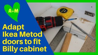 How I fitted Ikea Metod doors to a Billy cabinet [upl. by Athal]