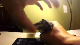 Manually Decocking a Hammerfired DASA Handgun Defensive Ammo [upl. by Nnaytsirk]