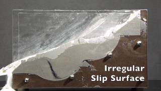 Irregular Slip Surface Model  Landslide Demonstration [upl. by Liva]