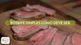 Rosbife simples como deve ser  Receitas em 1min  Na Cozinha da Helô [upl. by Yellac]