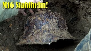 Metal Detecting WW2  GERMAN HELMETS  SS TAGS and MORE  HUGE WWII DUMP DISCOVERED   PART 4 [upl. by Ashmead940]