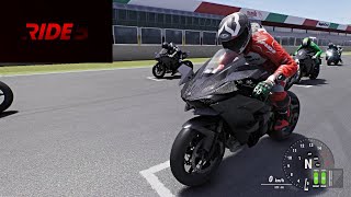 RIDE 5 gameplay  Mighty H2R in Mugello  Riding First Time in Mugello Circuit [upl. by Ahsimet685]