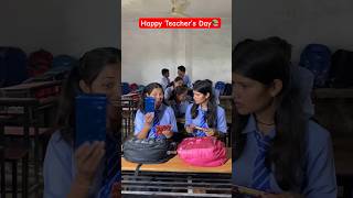 Happy Teachers Day😊  Mahi Tiwari teachersday schoollife mahikars [upl. by Dnomder351]