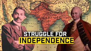 Indias Struggle for Independence  Animated History of Modern India [upl. by Lipinski]