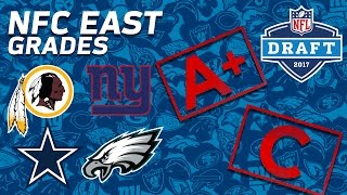 Cowboys Giants Redskins amp Eagles  NFC East 2017 NFL Draft Grades  NFL NOW [upl. by Alie]