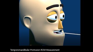 Range of Motion Temporomandibular TMJ Protrusion [upl. by Sneed]