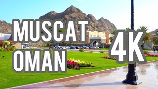 Muscat 4K Walking Tour Oman مَسْقَط عُمَان Маскат 4К Оман [upl. by Novyert980]