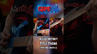 Title Theme Killer Instinct  GaMetal Remix From SNES Medley 2 snes killerinstinct vgm [upl. by Cline]