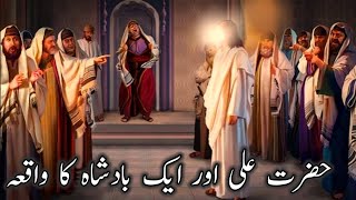 Hazrat Ali aur Aik Baadshah ka waqia islamic stories [upl. by Edaj]