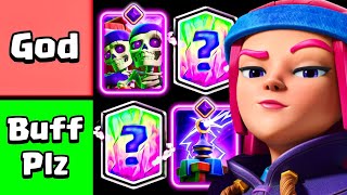 ULTIMATE Clash Royale Card Evolutions Tier List [upl. by Atnamas]