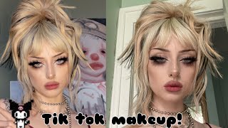 emo tiktok makeup transformation [upl. by Filmer]