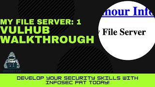 My File Server 1 VulnHub VM Walkthrough  BootToRoot Video 2021 with InfoSec Pat  WATCH NOW [upl. by Meares]