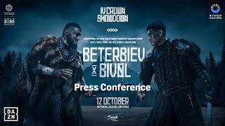 RIYADH SEASON ARTUR BETERBIEV VS DMITRY BIVOL LAUNCH PRESS CONFERENCE LIVESTREAM [upl. by Akema]