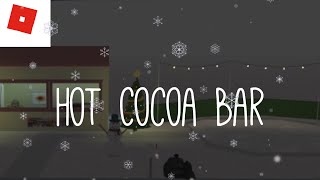 Bloxburg hot cocoa bar  Roblox speedbuild [upl. by Hal]