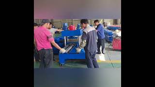 Highway Guardrailmachine rollformingmachine [upl. by Mylan]