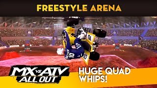 MX vs ATV All Out  Freestyle Arena  Quad Whips [upl. by Ailee]