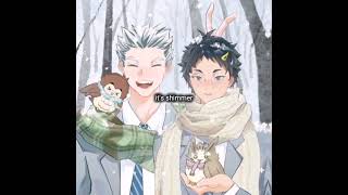 Akaashi and Bokuto ❤️ akaashi bokuto [upl. by Naujad]