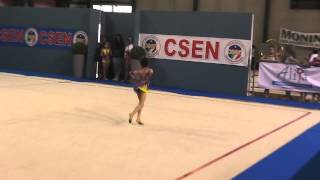 Campionato Nazionale Ginnastica Ritmica CSEN  Spoleto 24 Maggio 2015 [upl. by Yuma]