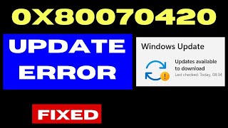 0x80070420 Windows update error code on Windows 11  10 Fixed [upl. by Raye]