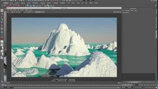 Maya 2011 Create Organic Terrain from Custom PSCS5 Displacement Map Tutorial by Stuart Christensen [upl. by Rihat]